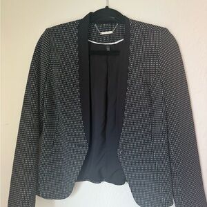 White House Black Market Black and White Women's Blazer